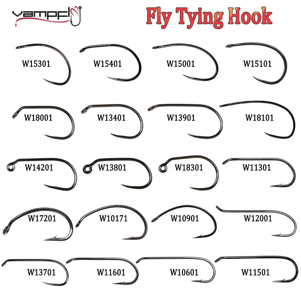 Fishing Hook Assortment - 200pcs Barbed and Barbless Fishing Fly