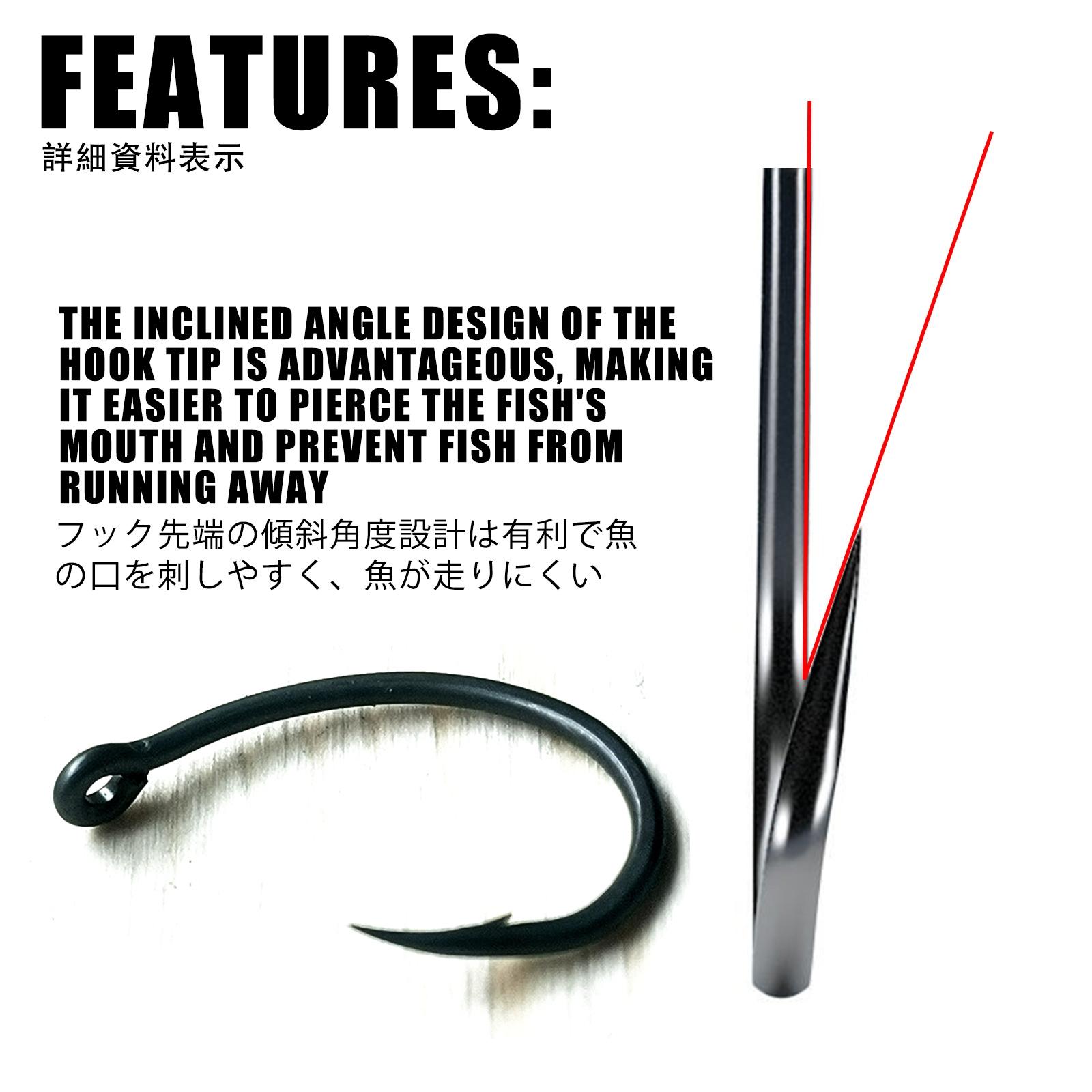 50pcs Carp Fishing Hooks PTFE  - Fishing Hook Circle review and price