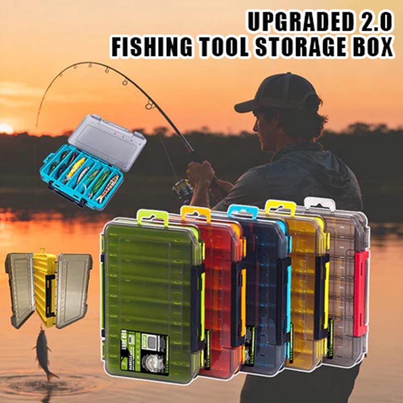 Double-Sided Compact Tackle Bo - Fishing Hook Box review and price